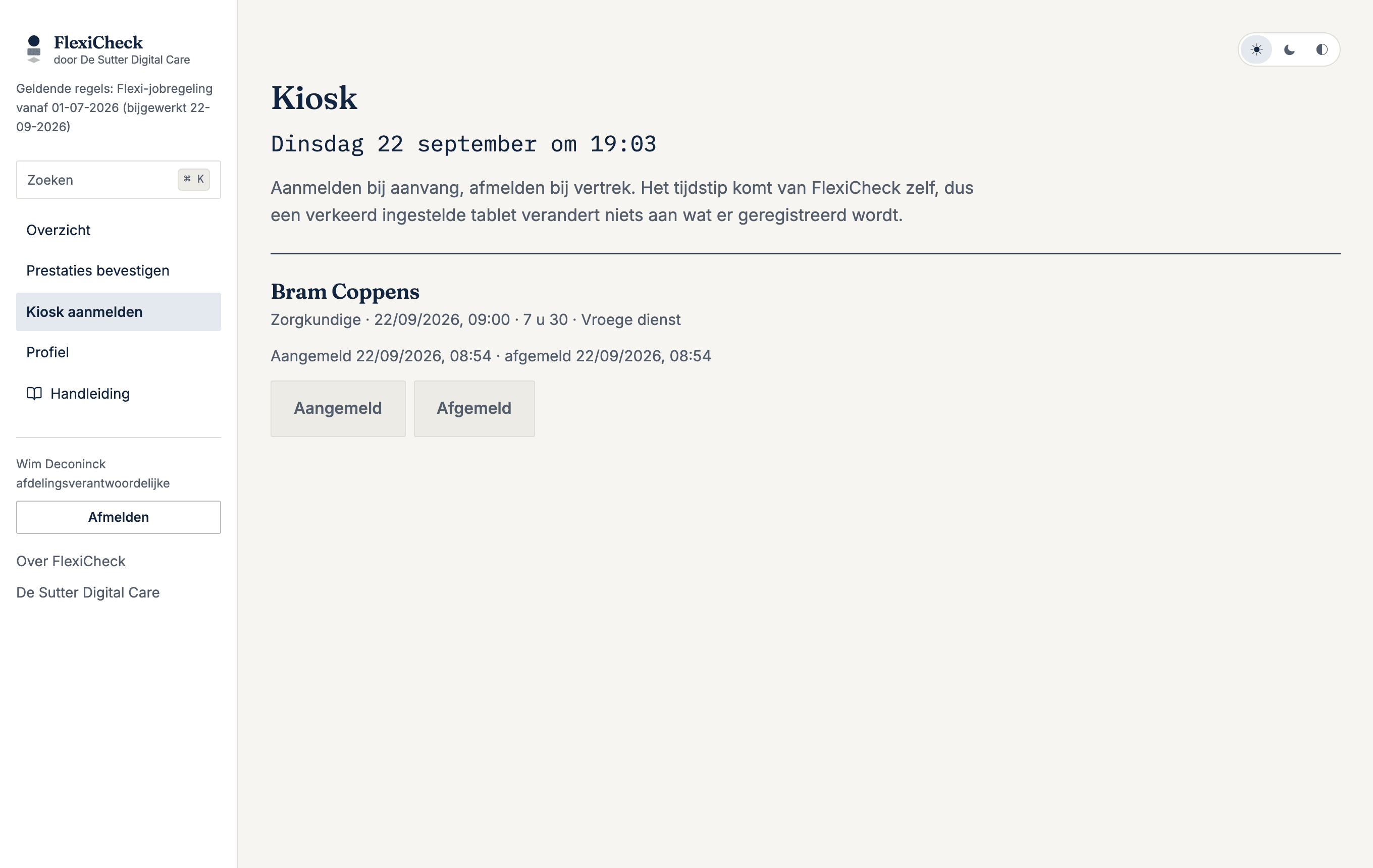 De kiosk