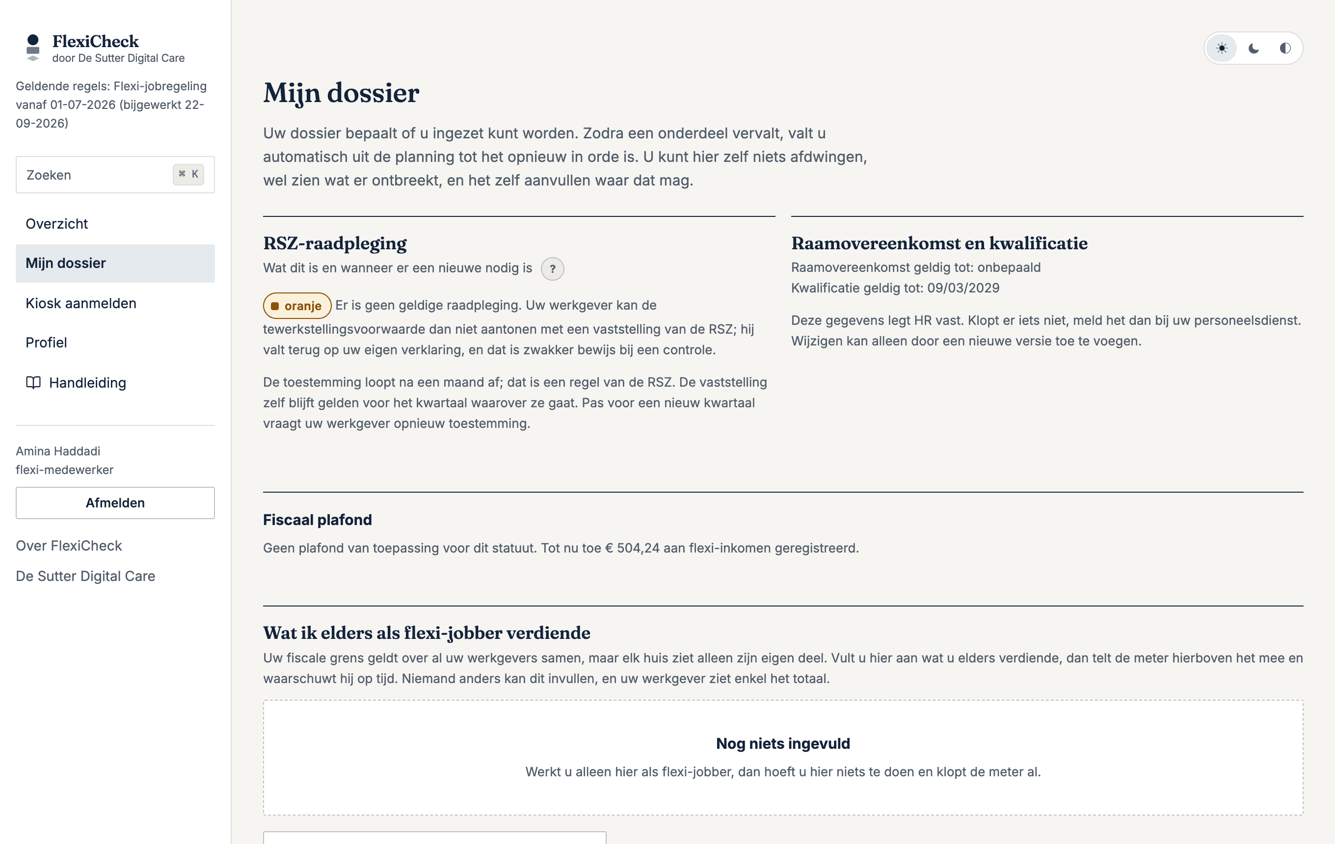 Mijn dossier